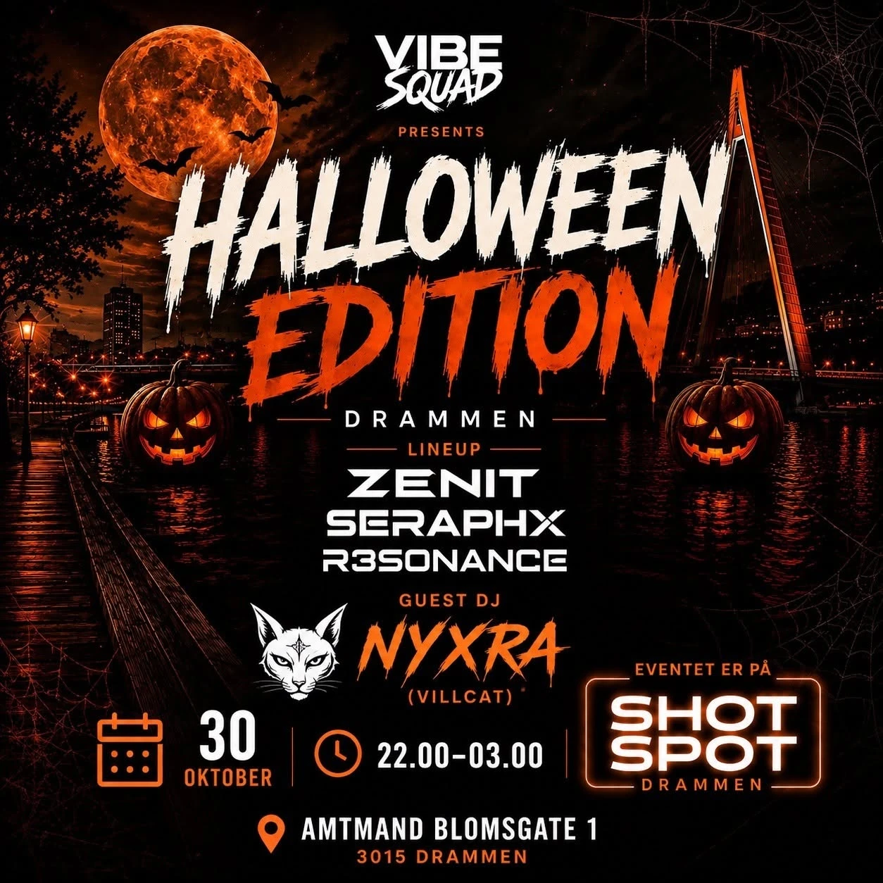 🎃Vibe Squad @ Shot Spot - Halloween Party!!🎃