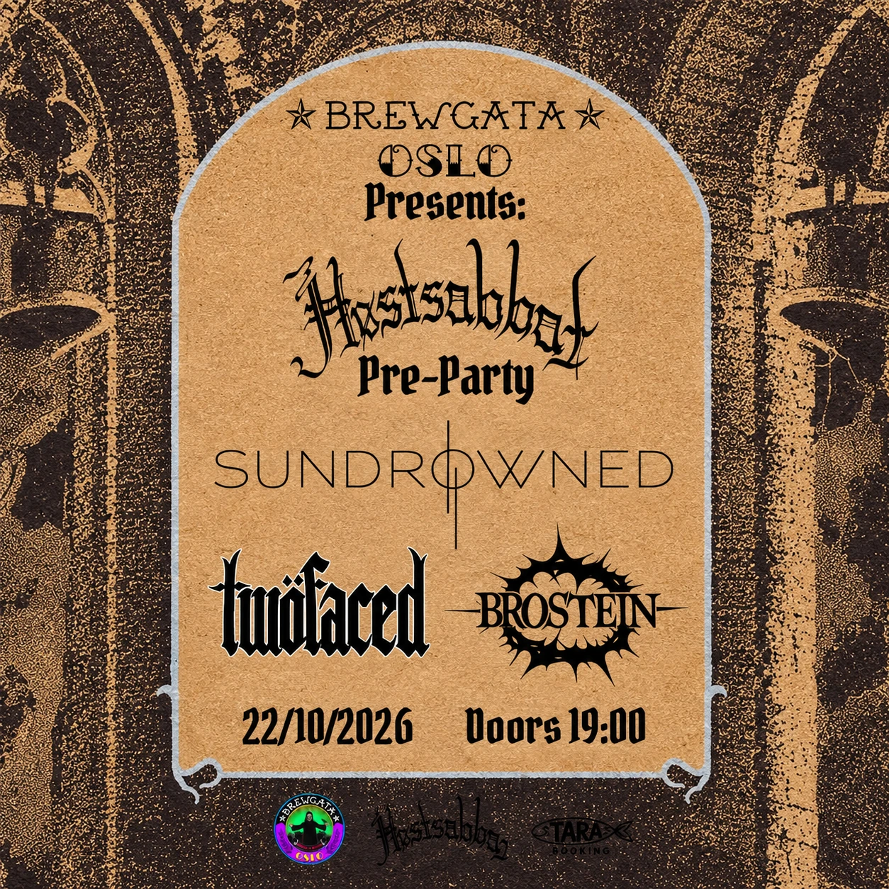 Høstsabbat Pre-Party w/ Sundrowned, Twofaced and Broatstein // Live