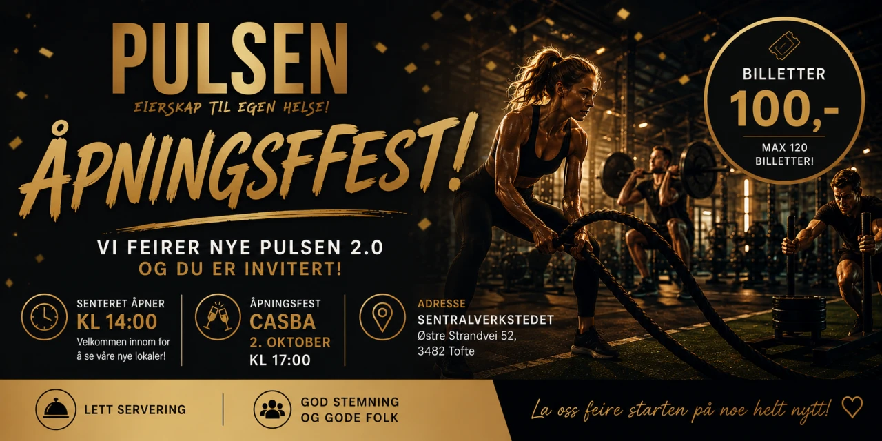 Åpningsfest Pulsen 2.0!