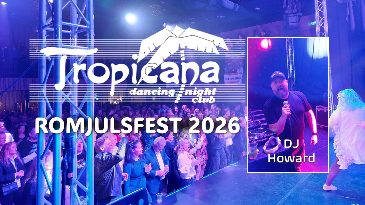 Tropicana Romjulsparty 2026 / DJ Howard // Kulturfabrikken
