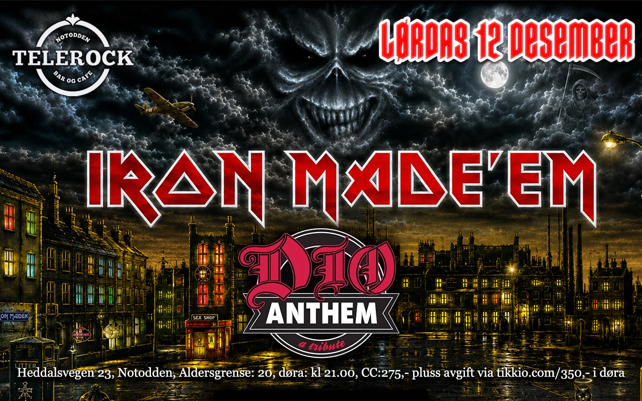 IRON MADE'EM+ANTHEM (DIO tribute) LIVE AT TELEROCK