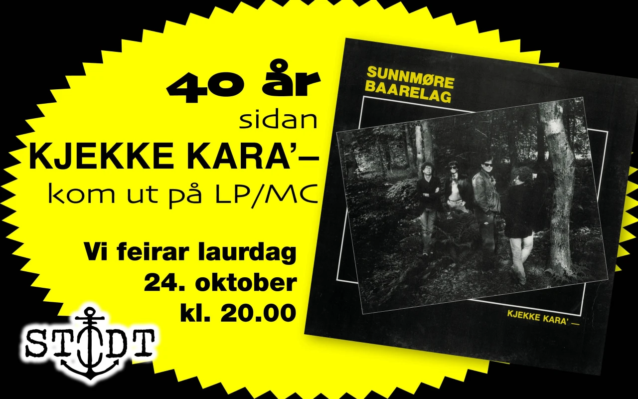 Sunnmøre Baarelag Kjekke Kara' 40-års jubileum