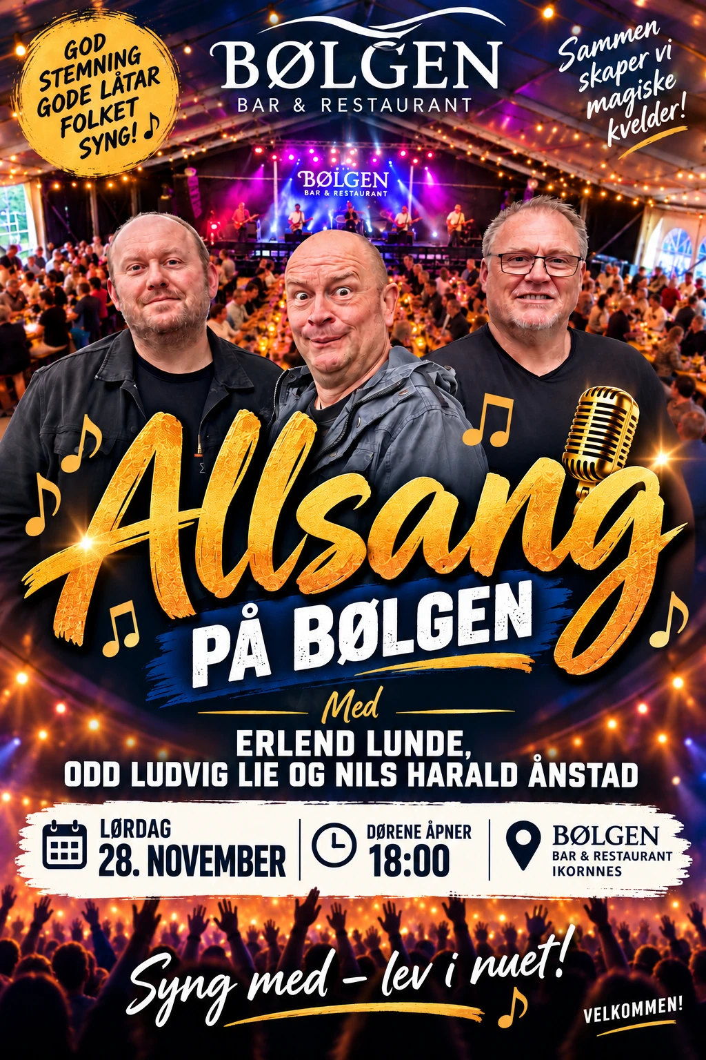 Allsang på Bølgen