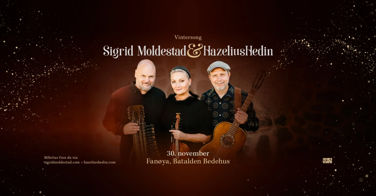 SIGRID MOLDESTAD & HAZELIUS HEDIN - Julekonsert på Batalden Bedehus
